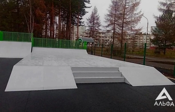 Скейт парк из стеклопластика